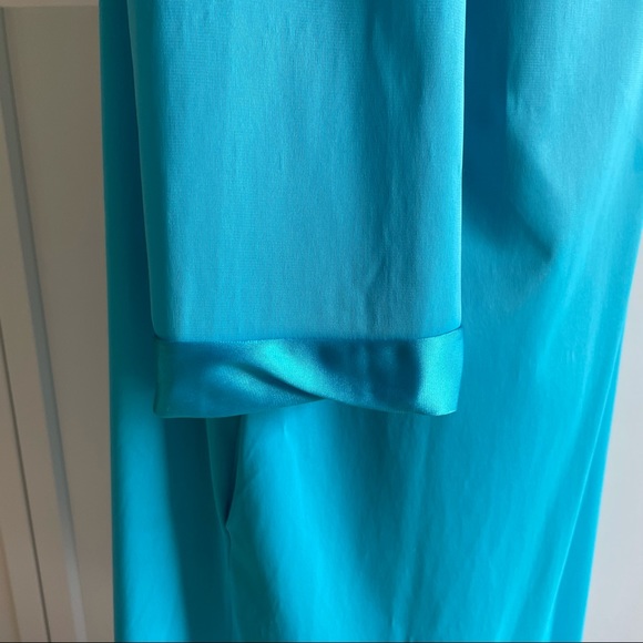 Vintage Vanity Fair Bright Blue Robe Housedress - Picture 8 of 15